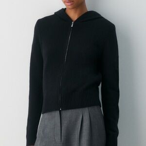 Aritzia Essential Cashmere Zip Up Hoodie